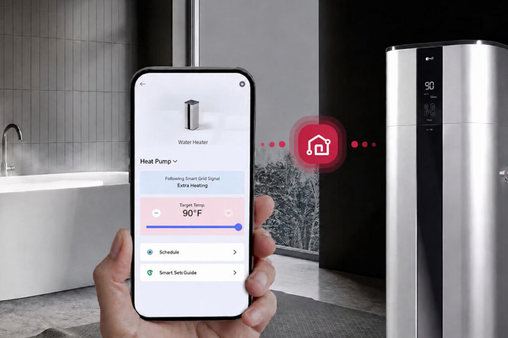 LG Heat Pump hot water heater-Simplified setup & maintenance​
